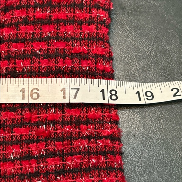 Ann Taylor Textured Red Midi Dress - Picture 13 of 15